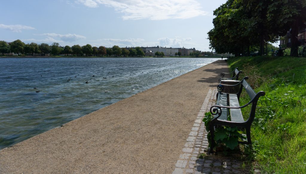 Benches at The Lakes in Copenhagen