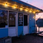 Refshaleøen at Copenhagen Harbour - Restaurant La Banchina in November - open